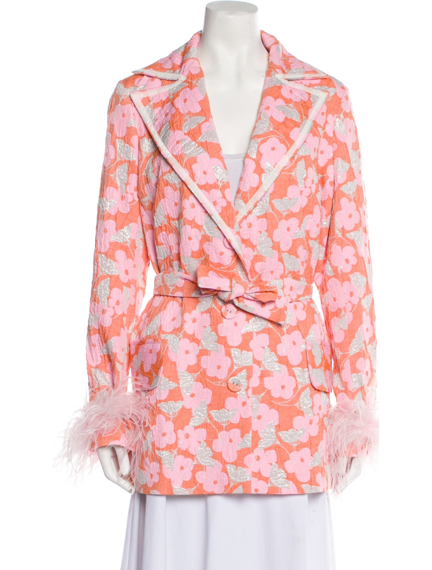 Andreeva Floral Print Blazer w/ Tags