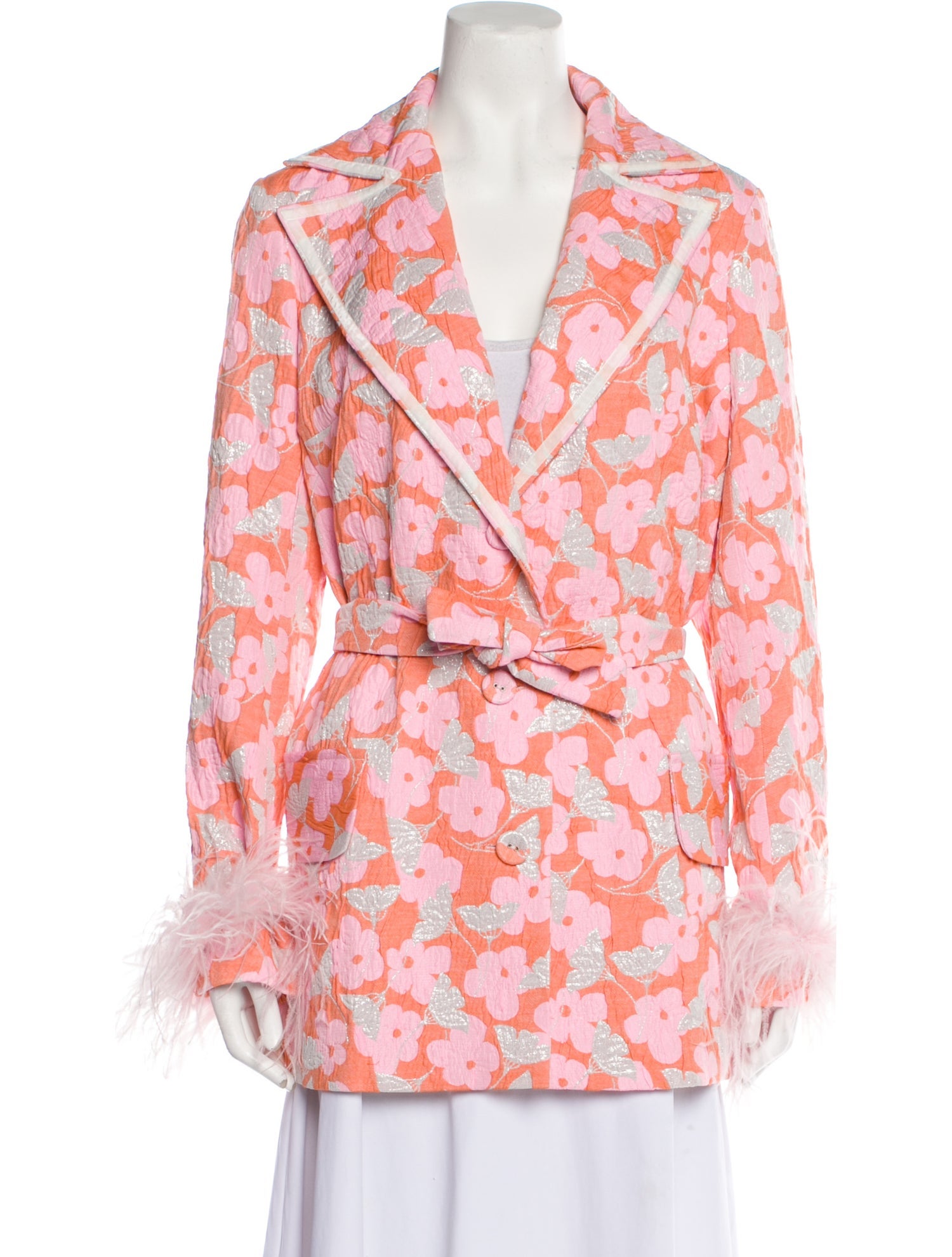 Andreeva Floral Print Blazer w/ Tags