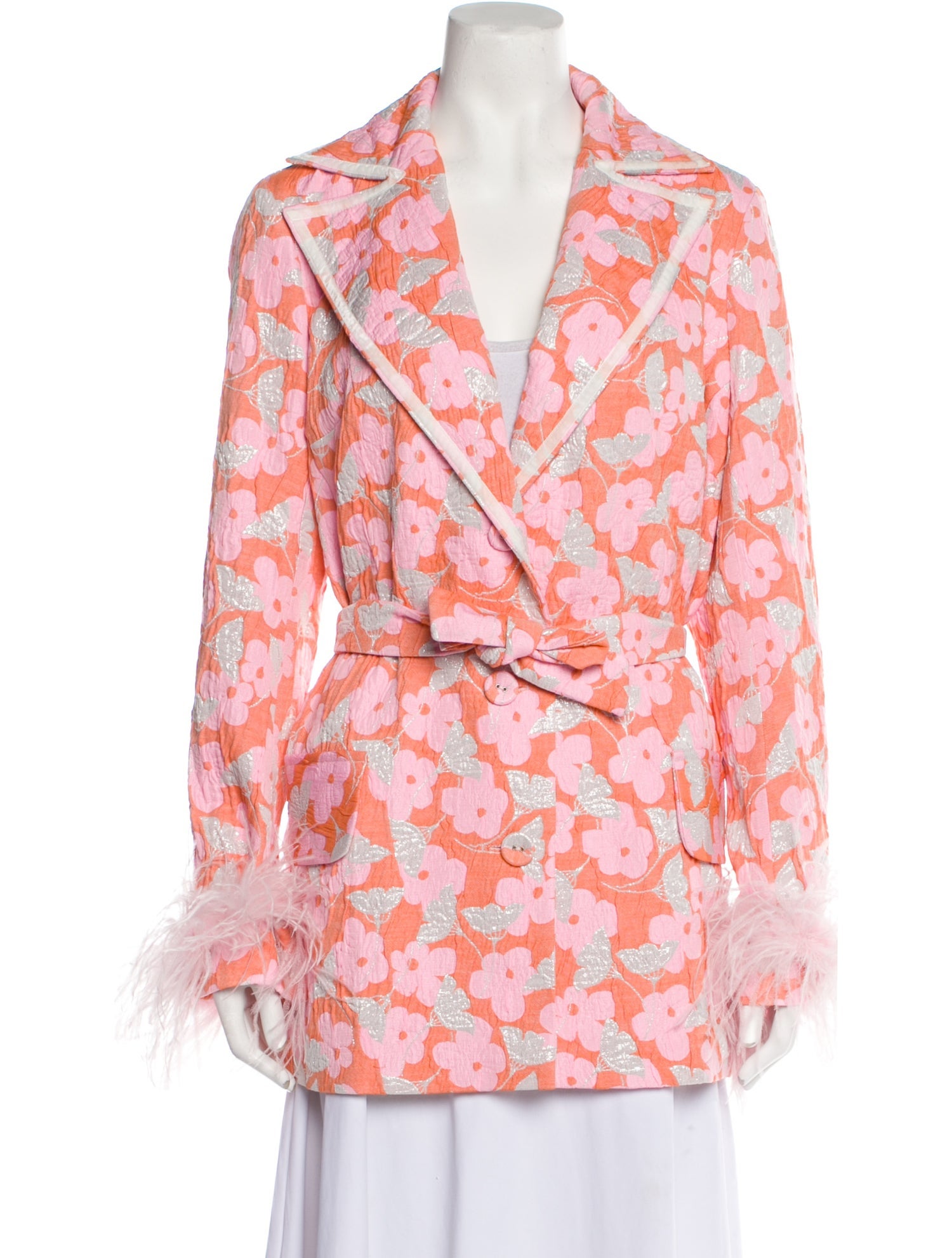 Andreeva Floral Print Blazer w/ Tags