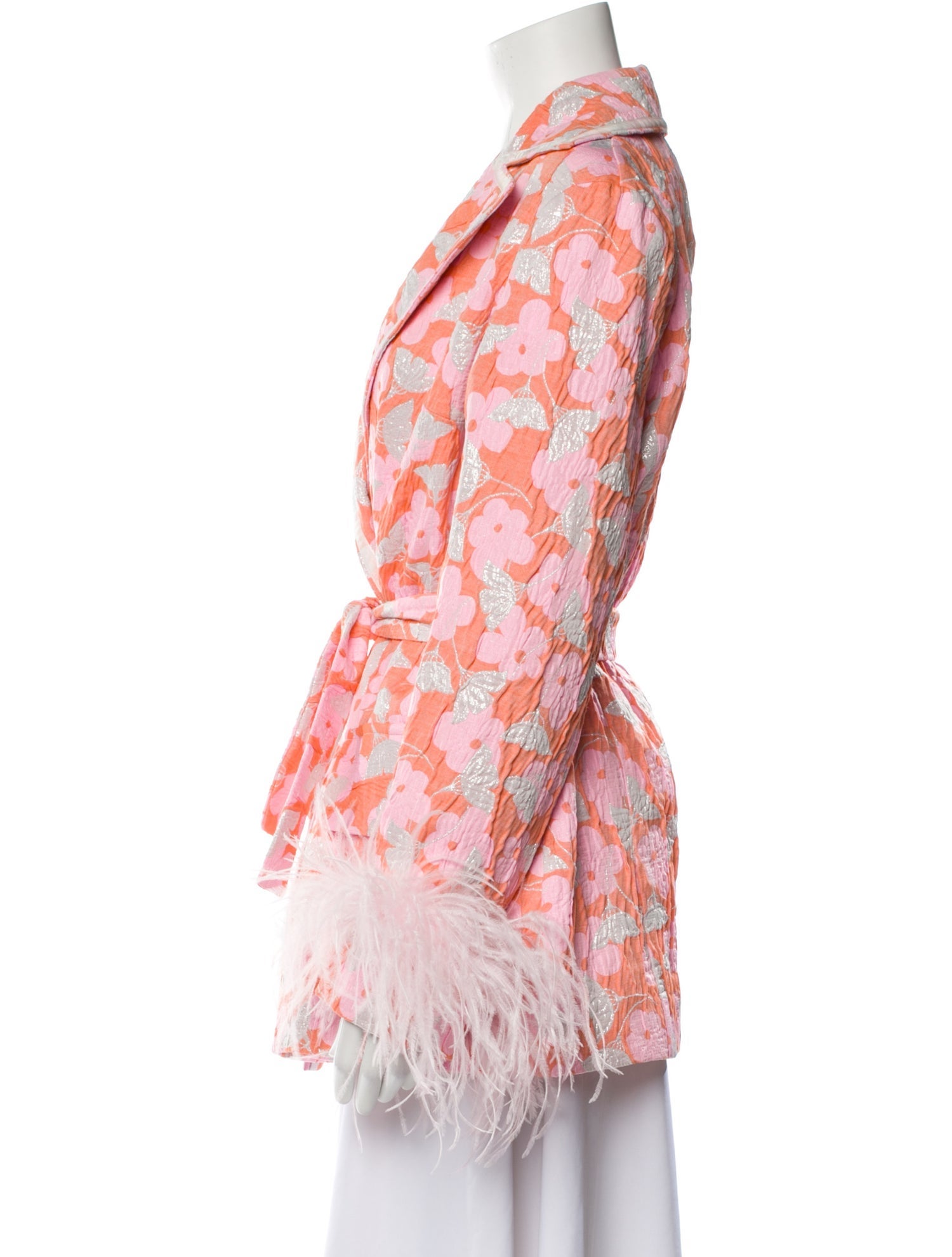 Andreeva Floral Print Blazer w/ Tags