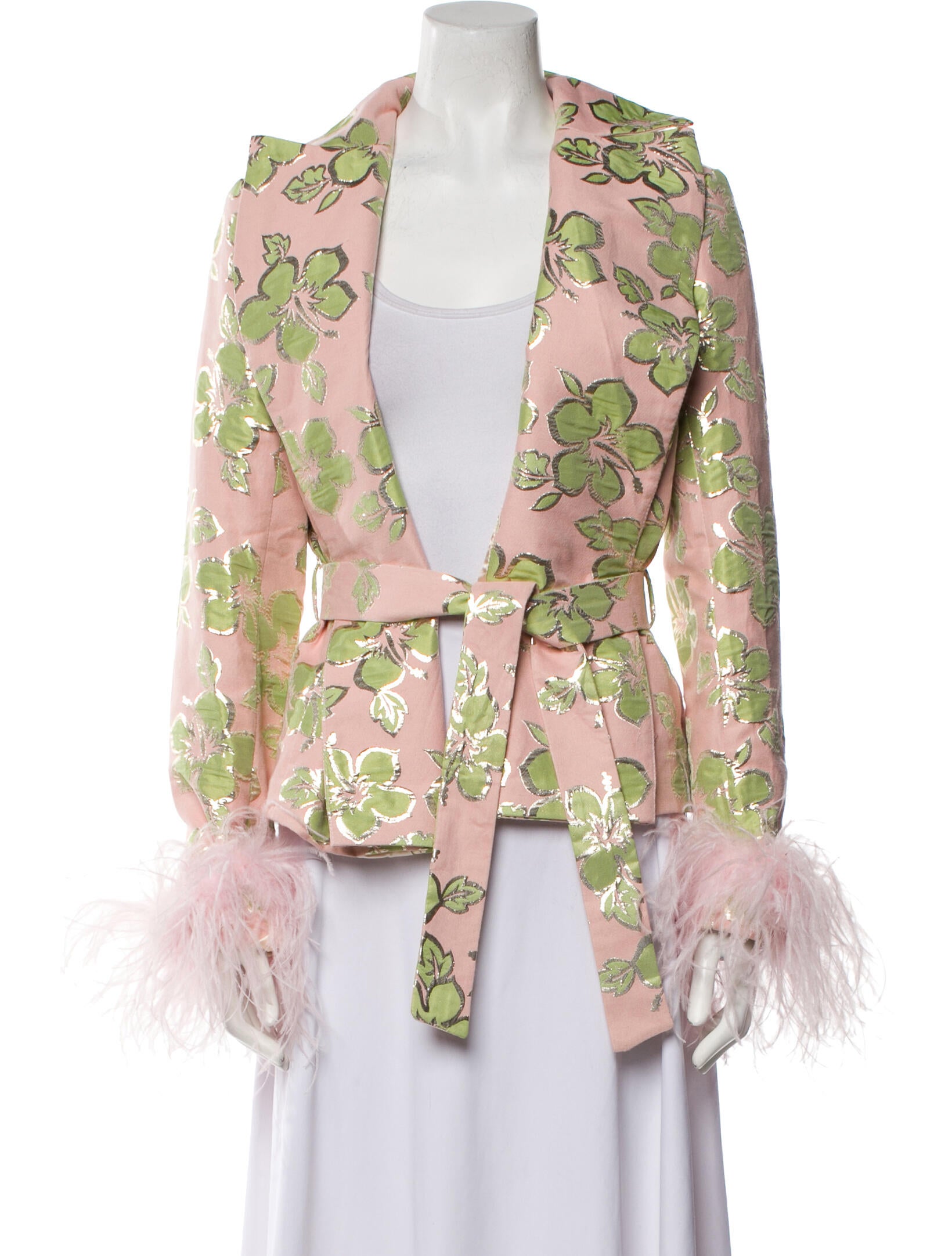 Andreeva Floral Print Evening Jacket