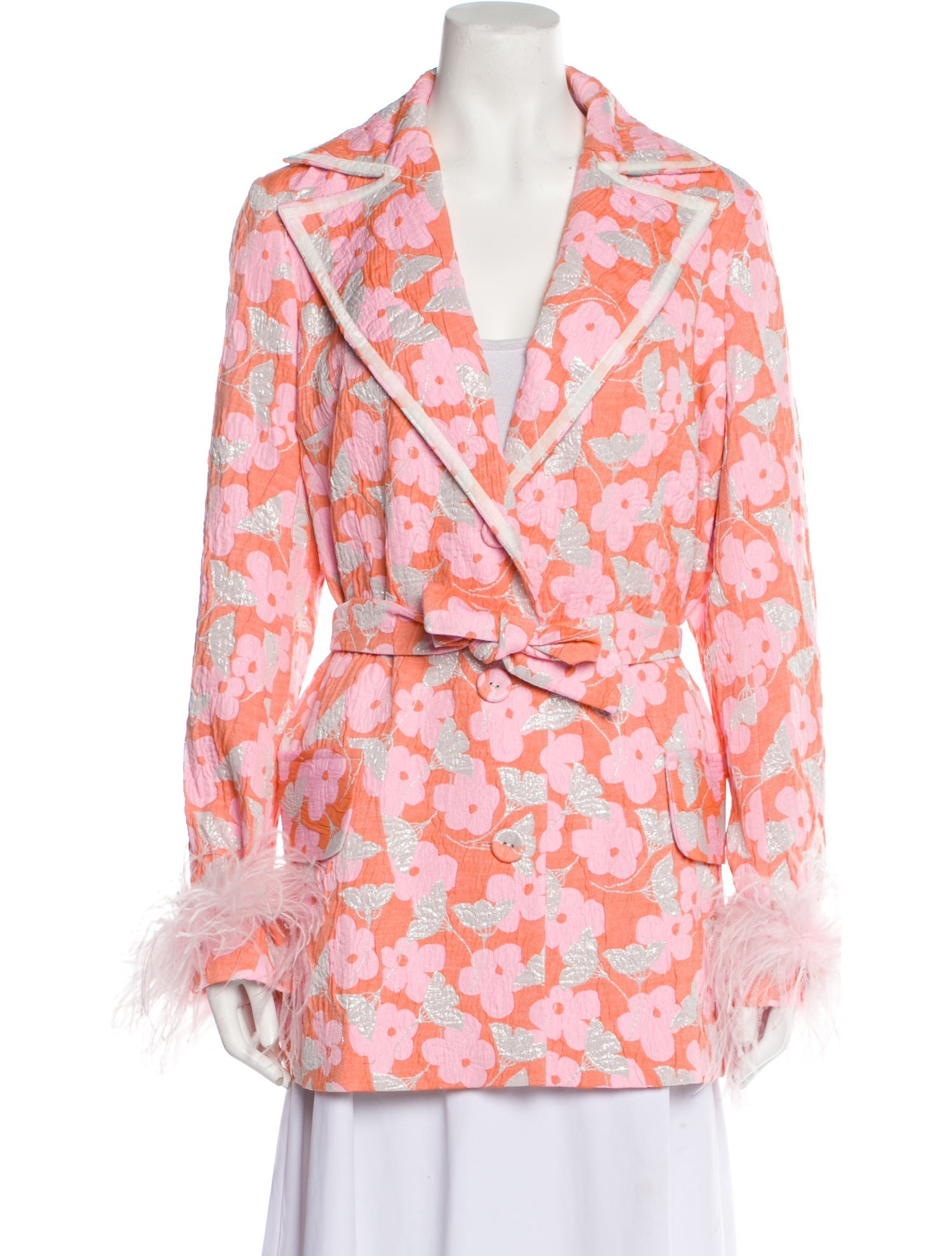 Andreeva Floral Print Blazer w/ Tags