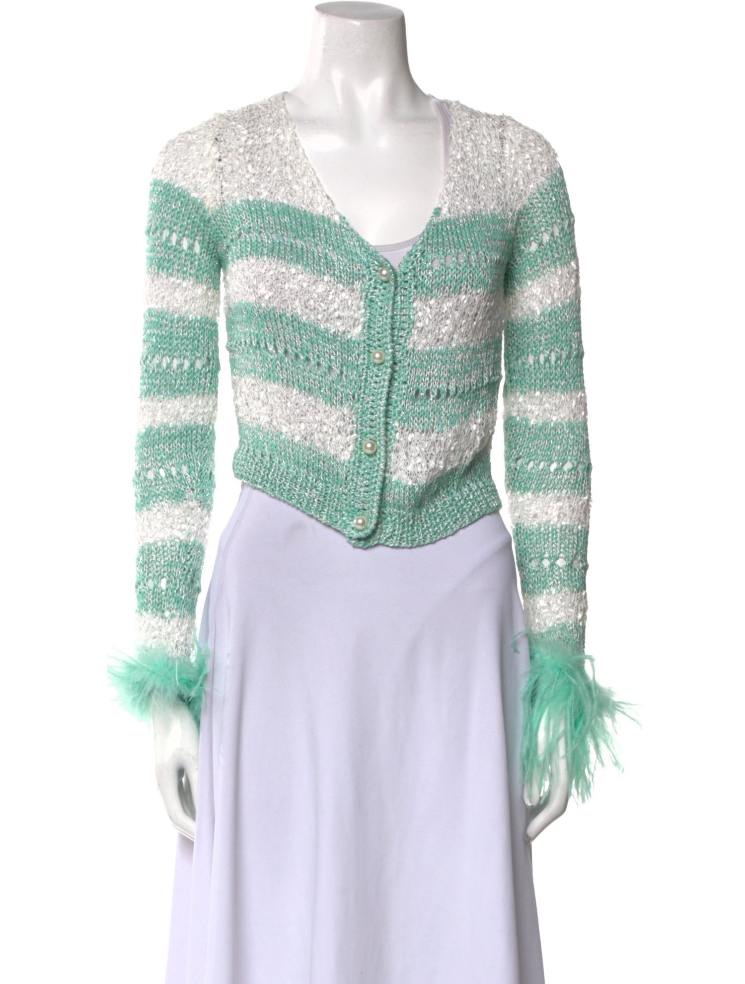 Andreeva Striped V-Neck Sweater