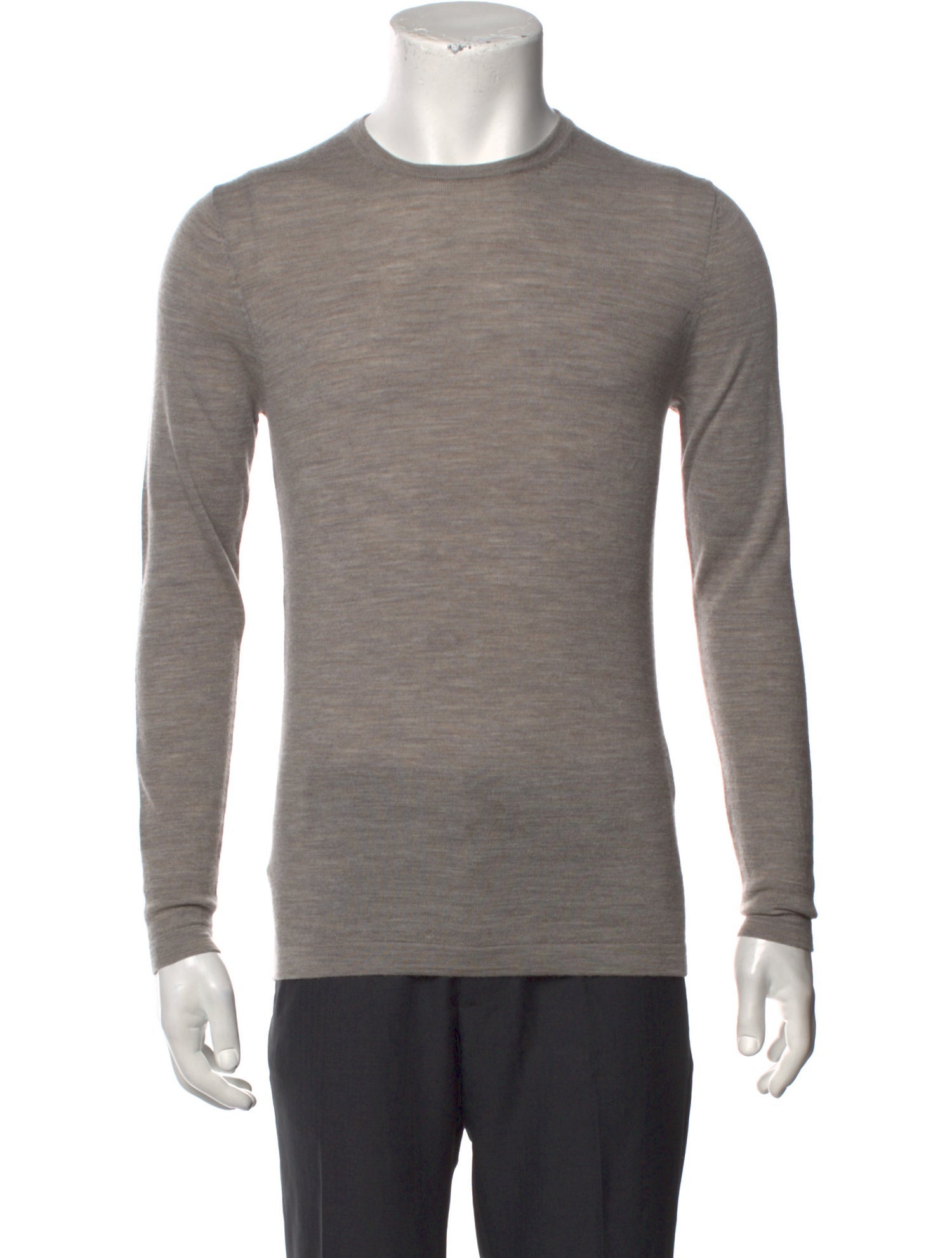Patrick Assaraf Wool Crew Neck Pullover