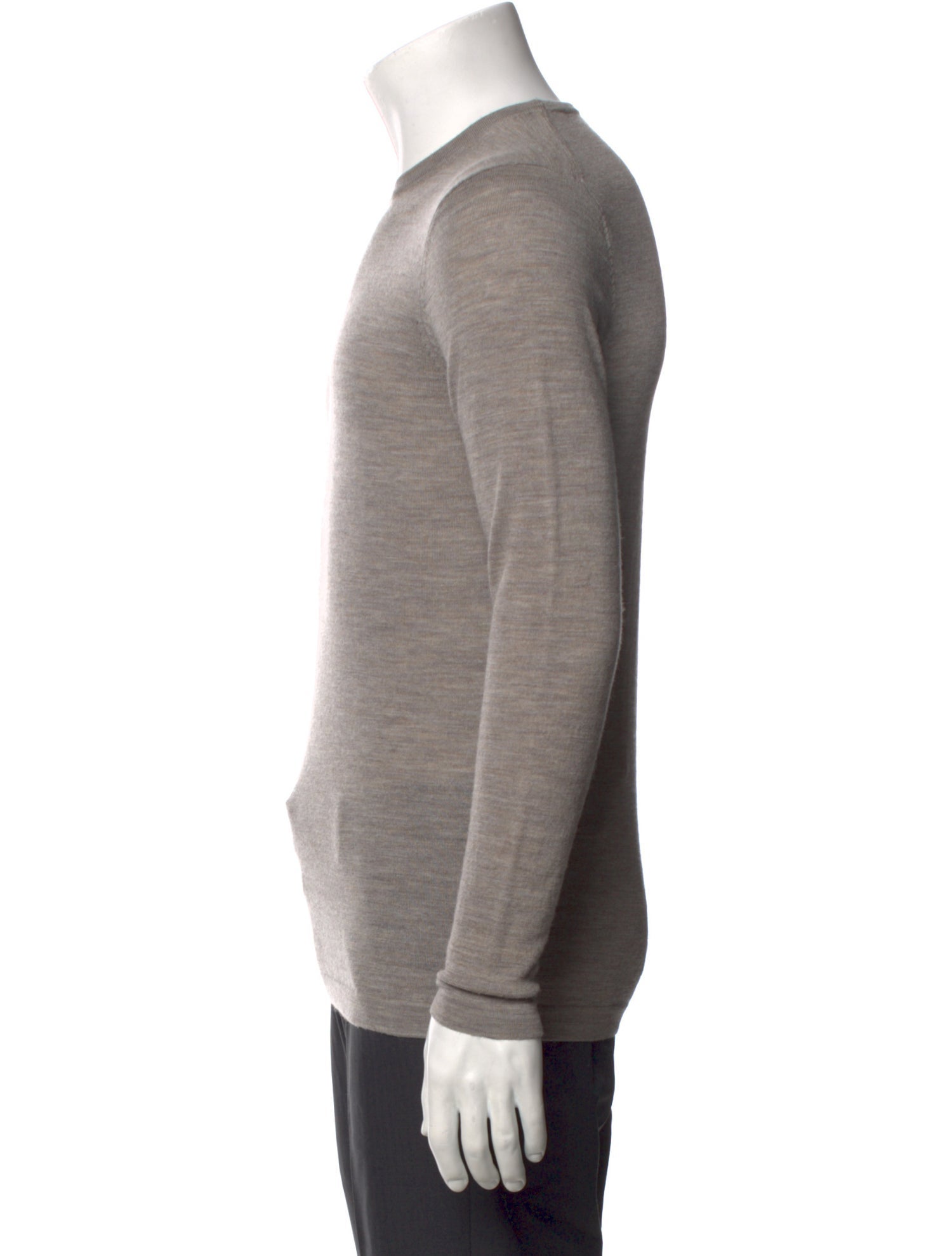 Patrick Assaraf Wool Crew Neck Pullover