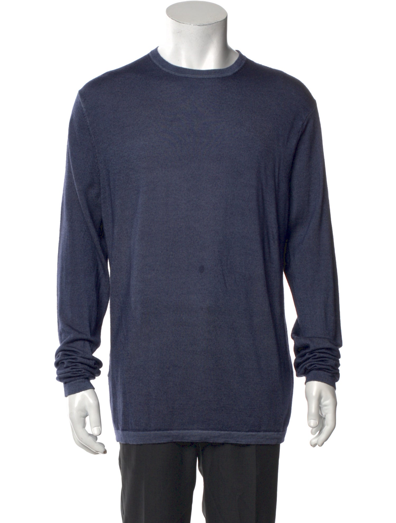 Patrick Assaraf Merino Wool Crew Neck Pullover