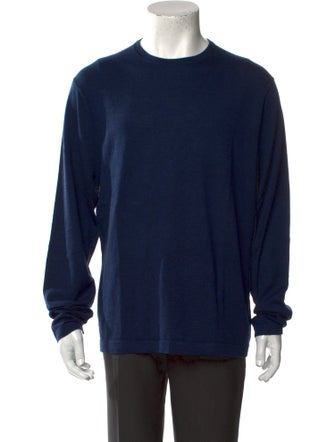 Patrick Assaraf Merino Wool Crew Neck Pullover