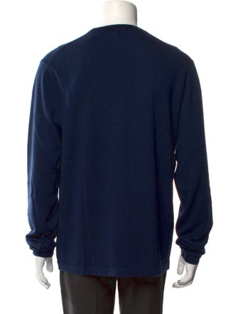 Patrick Assaraf Merino Wool Crew Neck Pullover