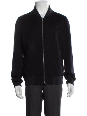 Patrick Assaraf Wool Bomber Jacket