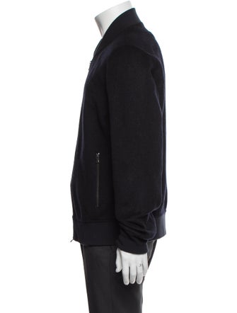 Patrick Assaraf Wool Bomber Jacket