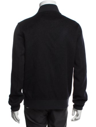 Patrick Assaraf Wool Bomber Jacket