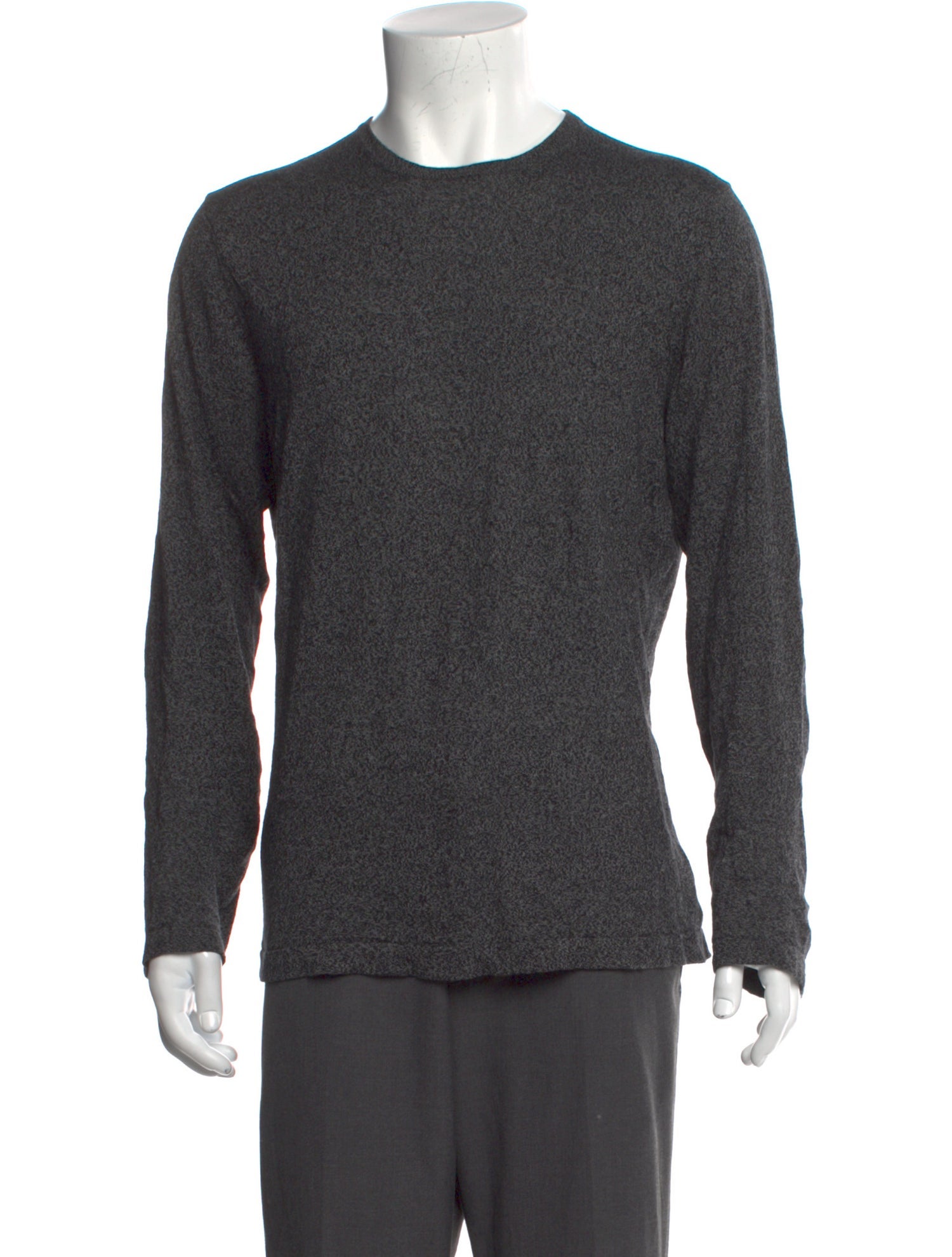 Patrick Assaraf Crew Neck Long Sleeve Pullover