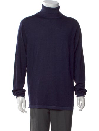 Patrick Assaraf Merino Wool Turtleneck Pullover