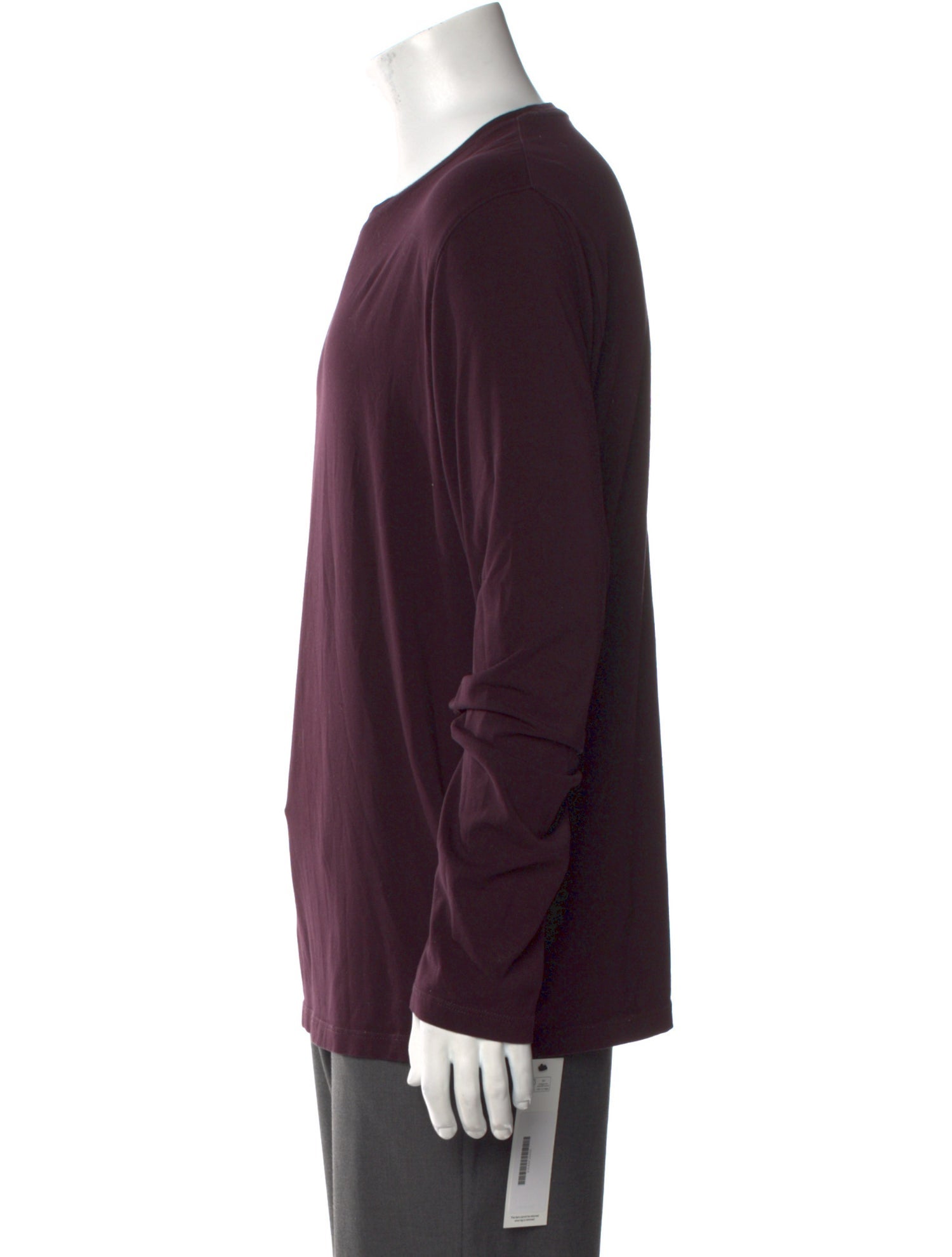 Patrick Assaraf Crew Neck Long Sleeve T-Shirt