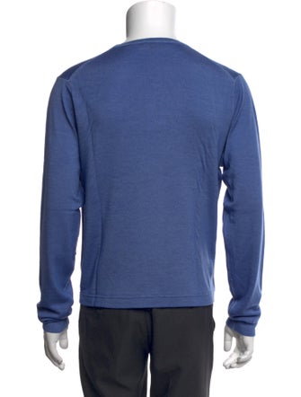 Patrick Assaraf V-Neck Long Sleeve Henley