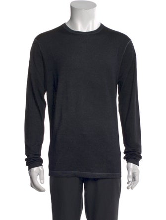 Patrick Assaraf Merino Wool Crew Neck T-Shirt