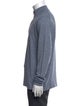 Patrick Assaraf Merino Wool Mock Neck Polo Sweater
