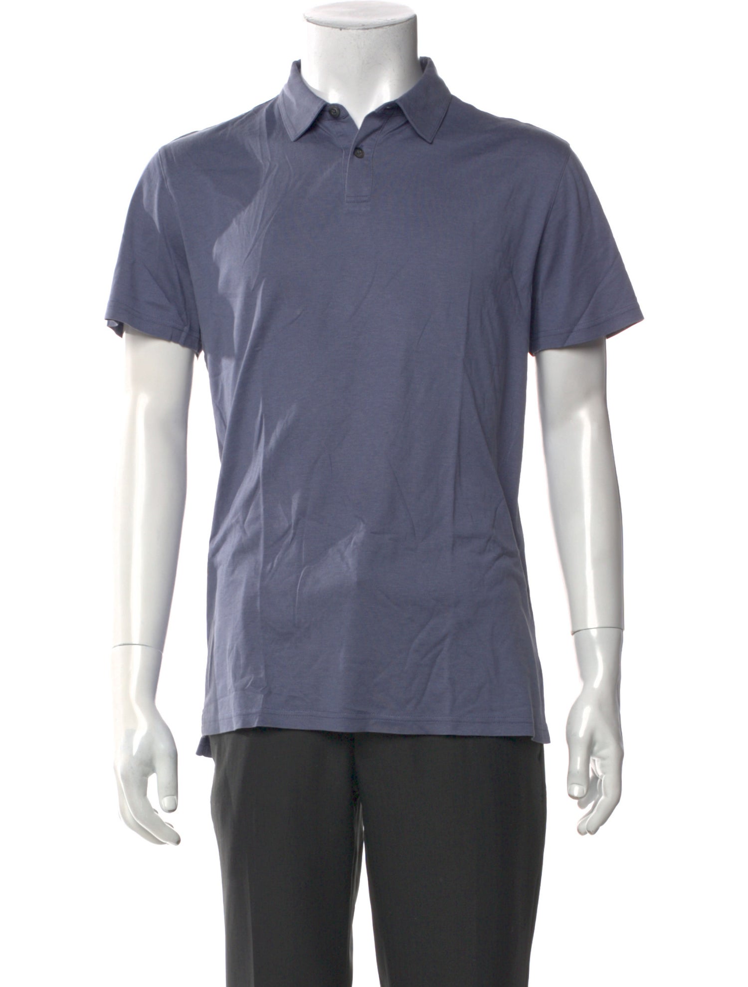 Patrick Assaraf Silk Crew Neck Polo Shirt