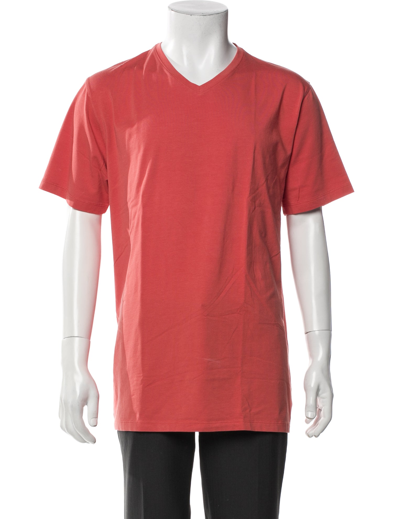 Patrick Assaraf V-Neck Short Sleeve T-Shirt