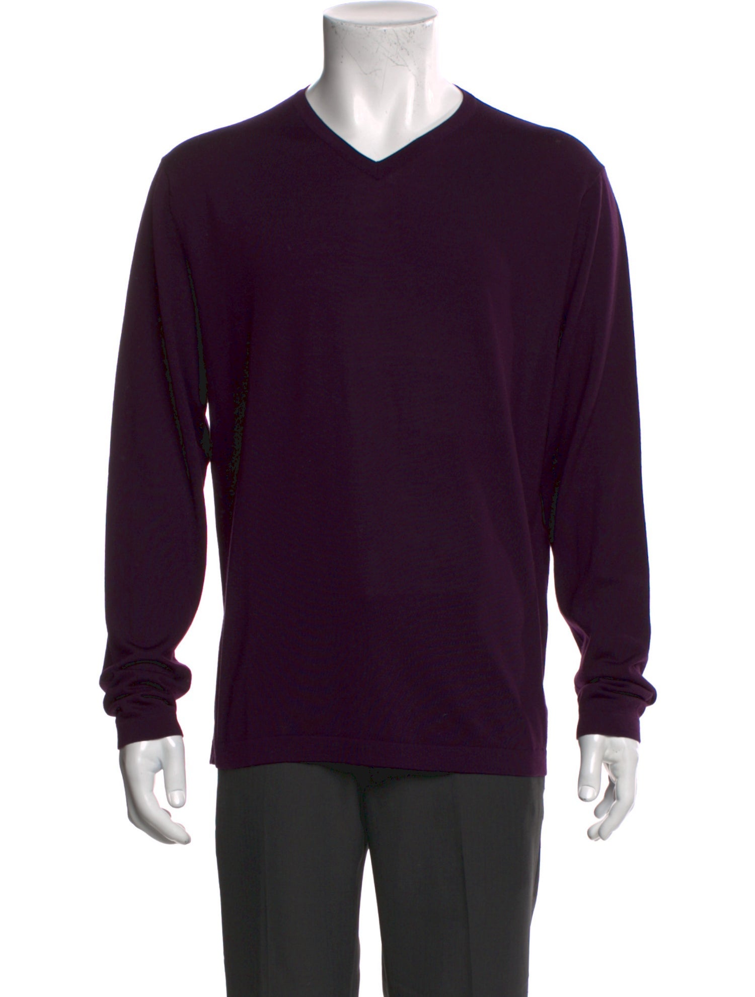 Patrick Assaraf Merino Wool V-Neck Pullover