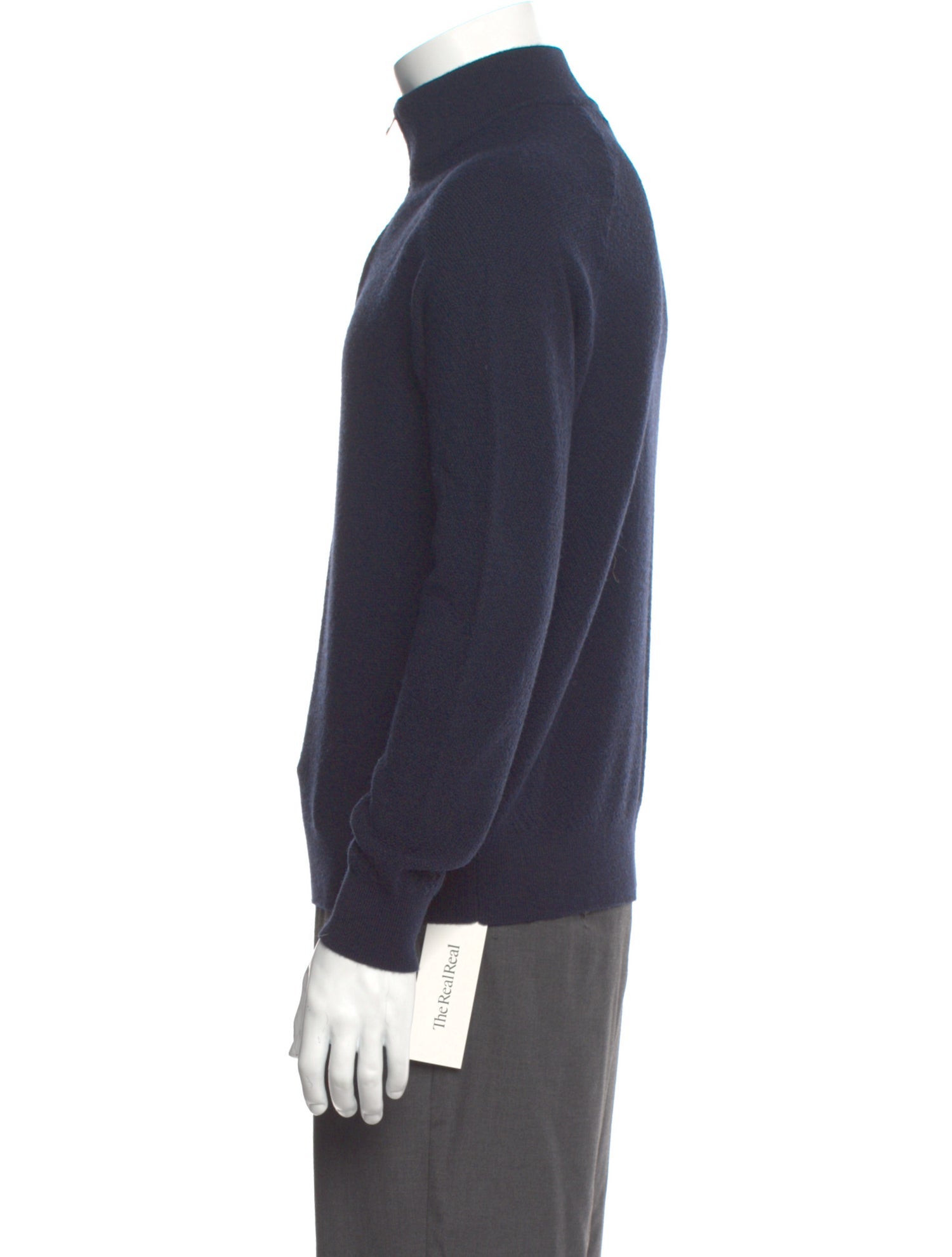 Patrick Assaraf Merino Wool Turtleneck Polo Sweater