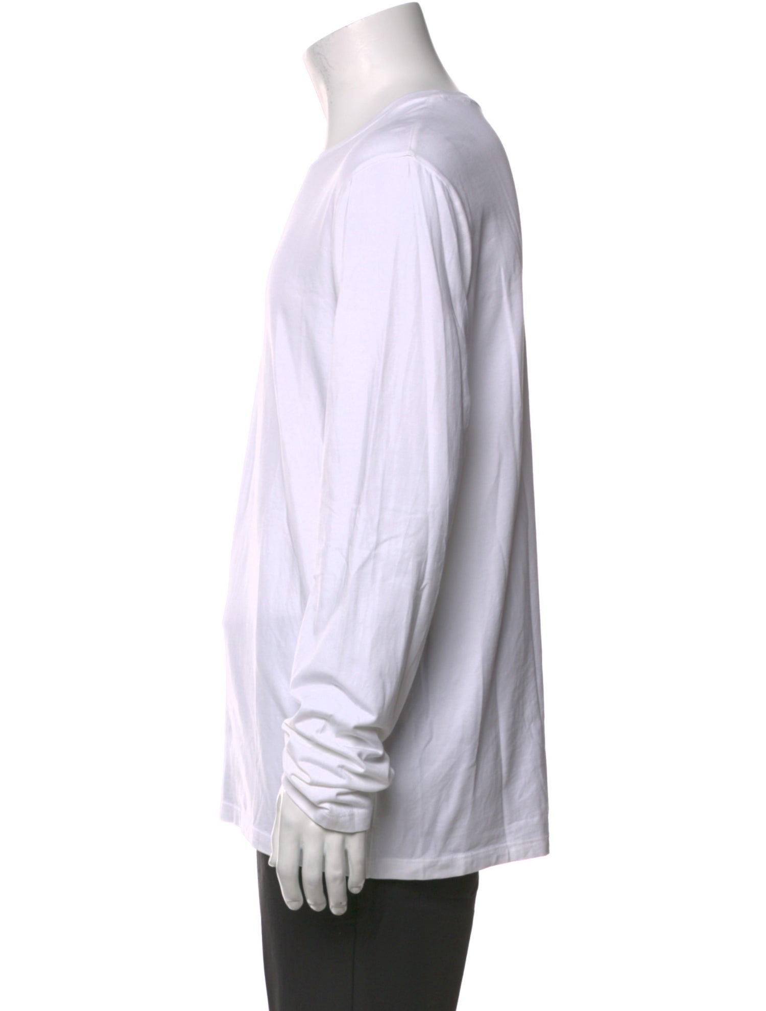 Patrick Assaraf Crew Neck Long Sleeve T-Shirt
