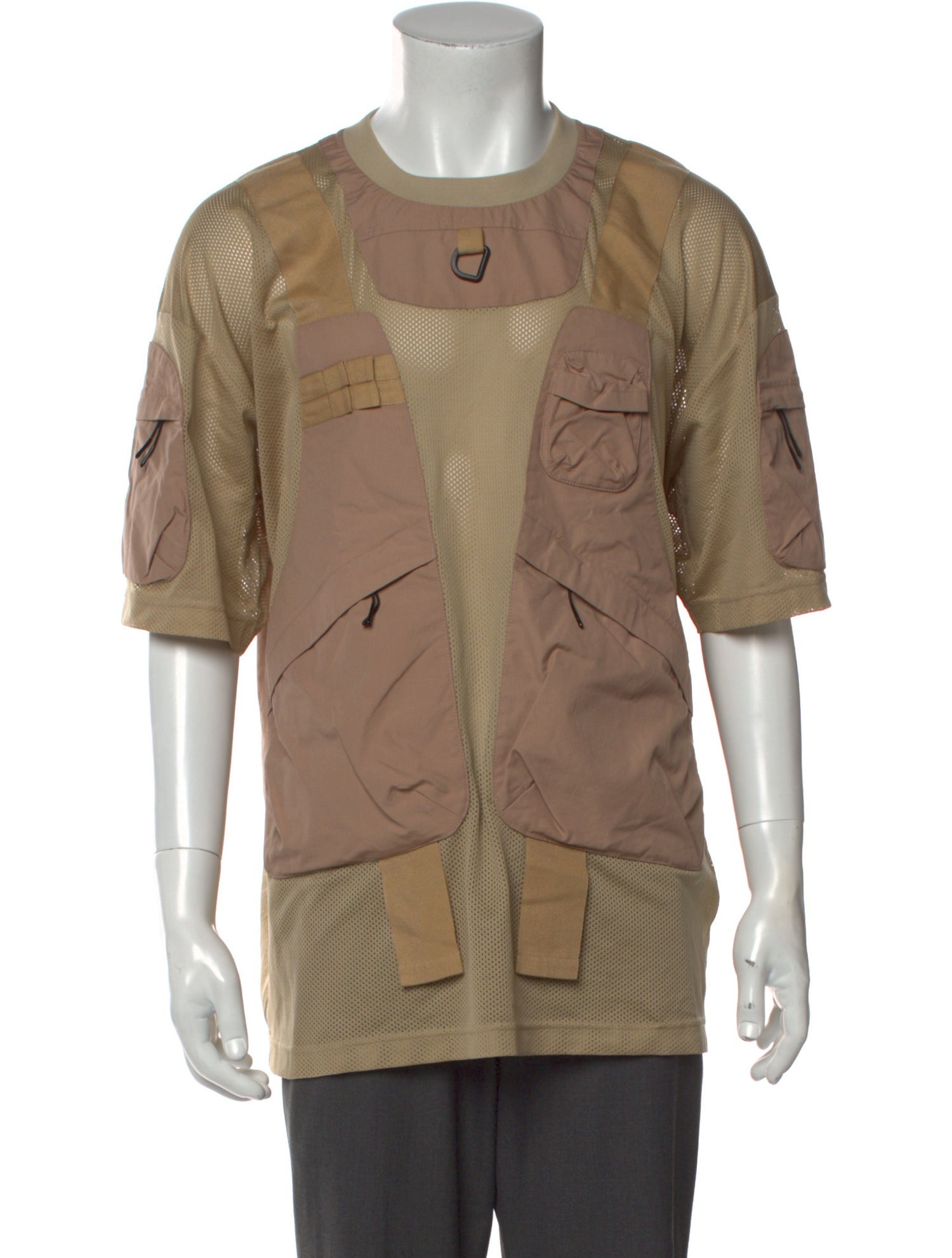 A.A. Spectrum Graphic Print Crew Neck Henley w/ Tags