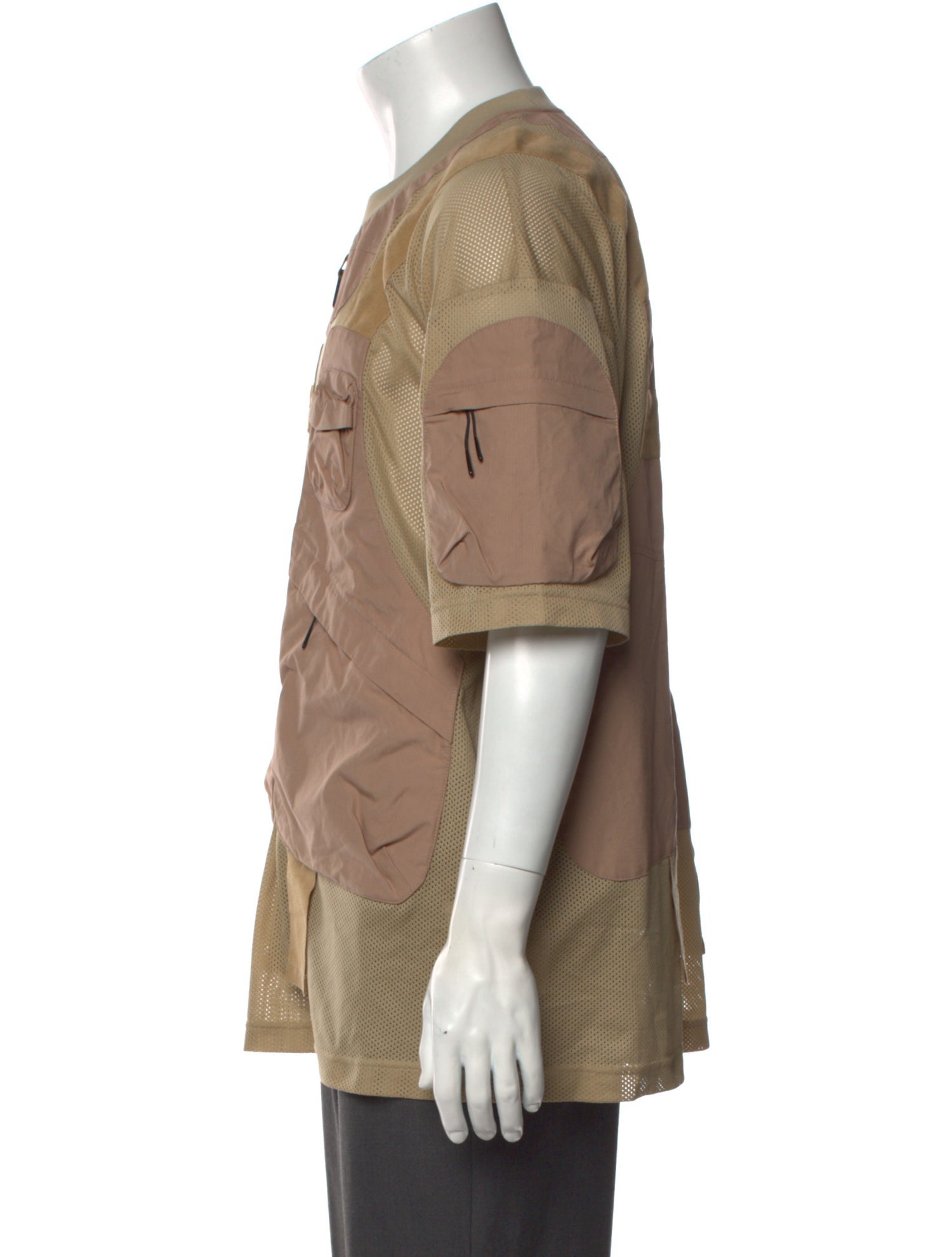 A.A. Spectrum Graphic Print Crew Neck Henley w/ Tags