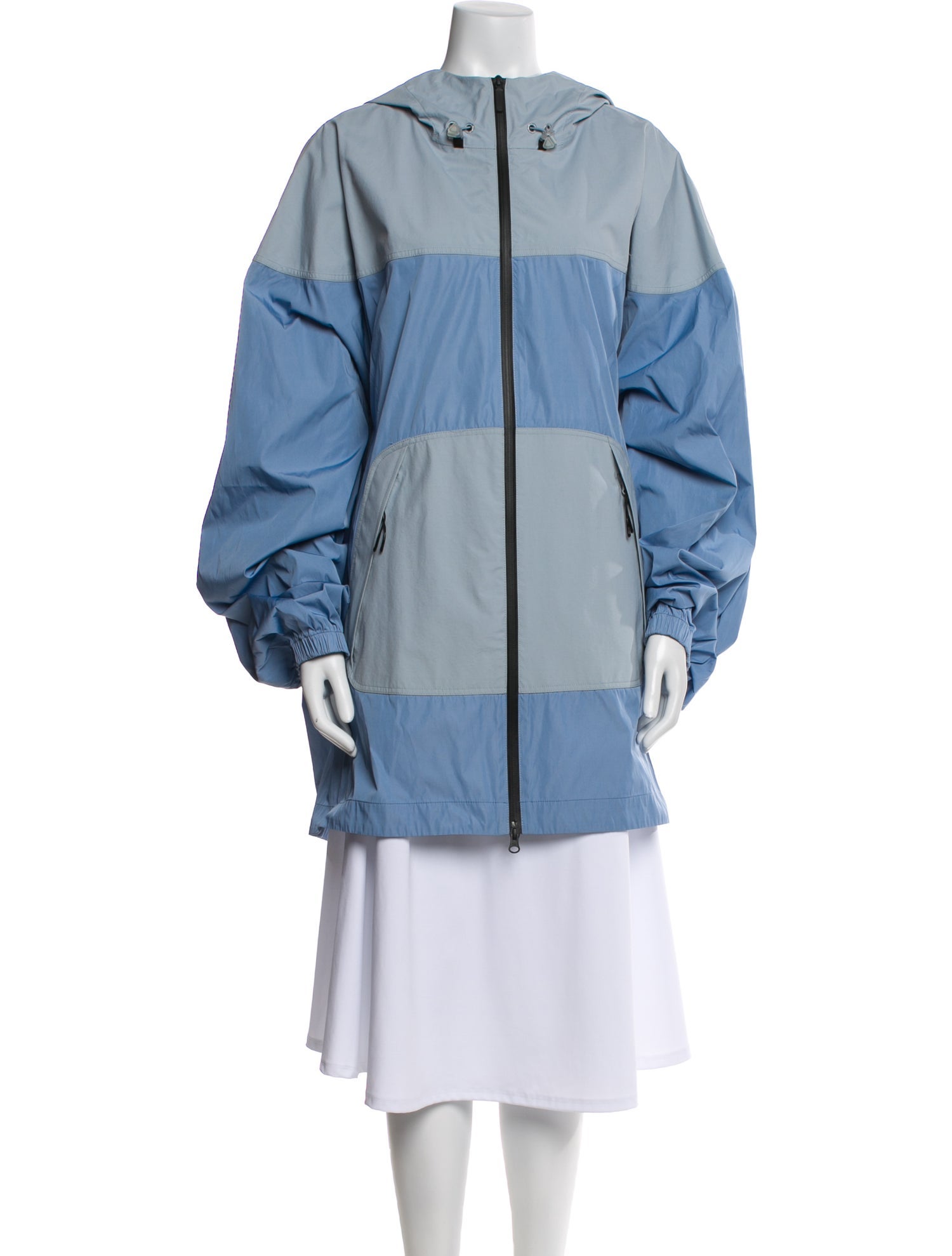 A.A. Spectrum Nylon Striped Bomber Jacket