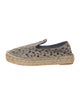 Ash Lace Pattern Glitter Accents Espadrilles