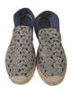 Ash Lace Pattern Glitter Accents Espadrilles