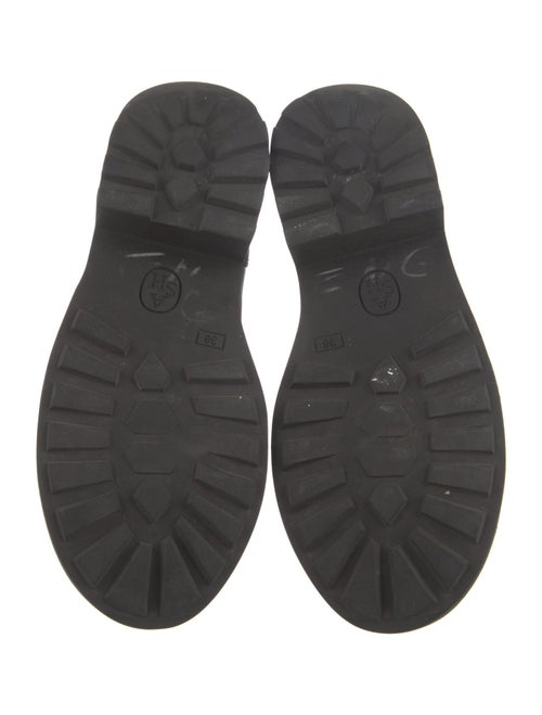 Ash Leather Combat Boots