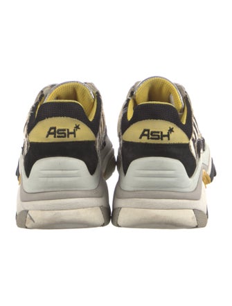 Ash Suede Printed Chunky Sneakers