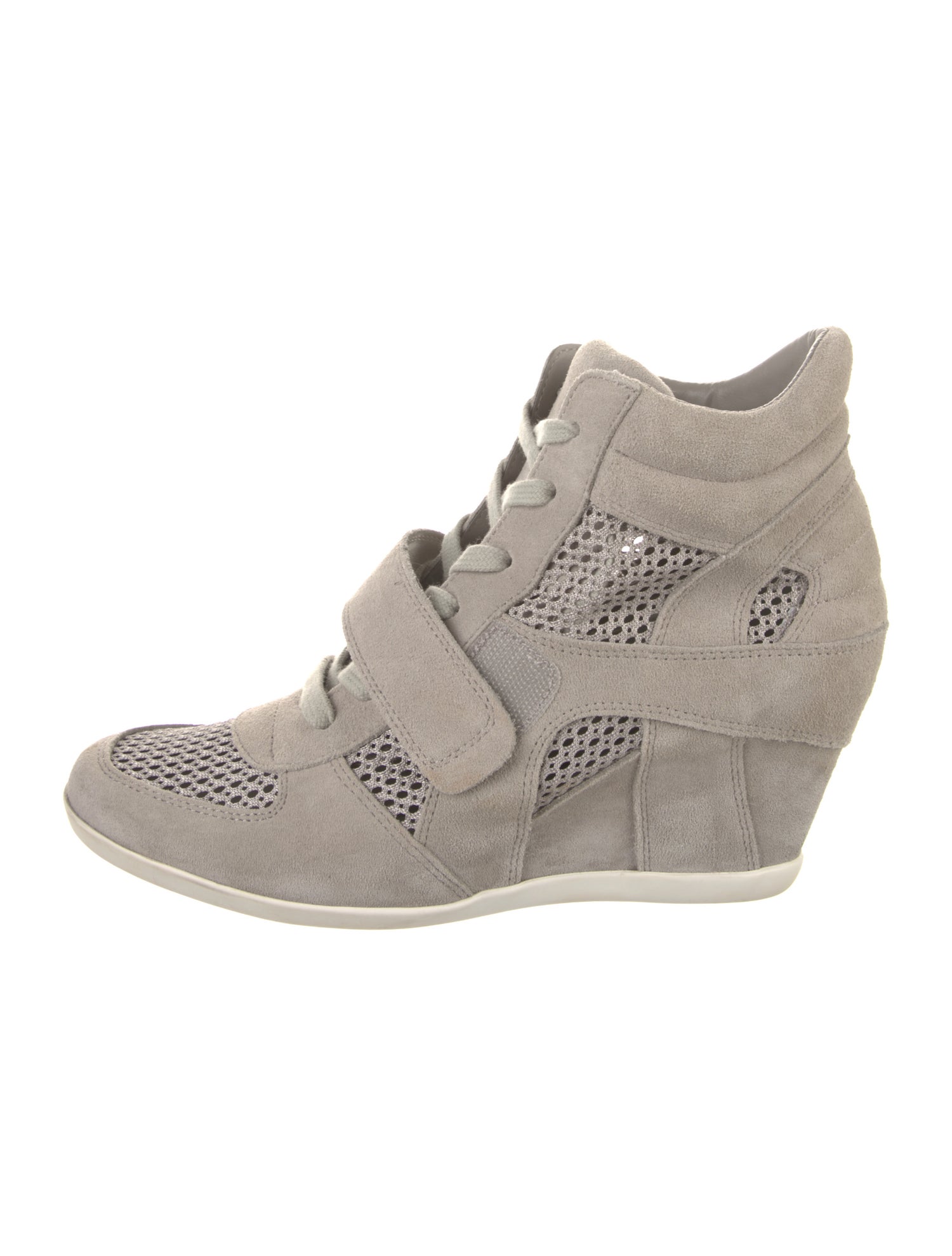 Ash Suede Printed Lace-Up Boots