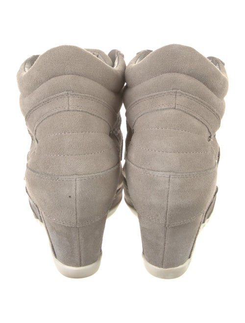 Ash Suede Printed Lace-Up Boots