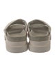 Ash Leather Slides
