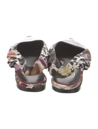 Ash Printed Slingback Flats