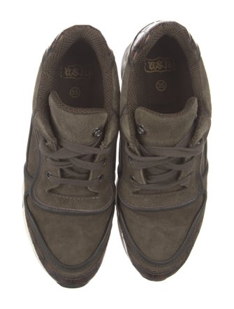 Ash Suede Wedge Sneakers