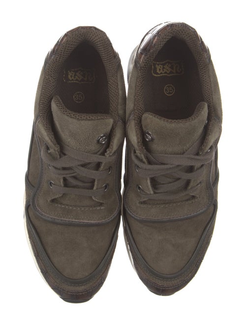 Ash Suede Wedge Sneakers
