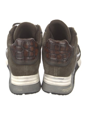 Ash Suede Wedge Sneakers