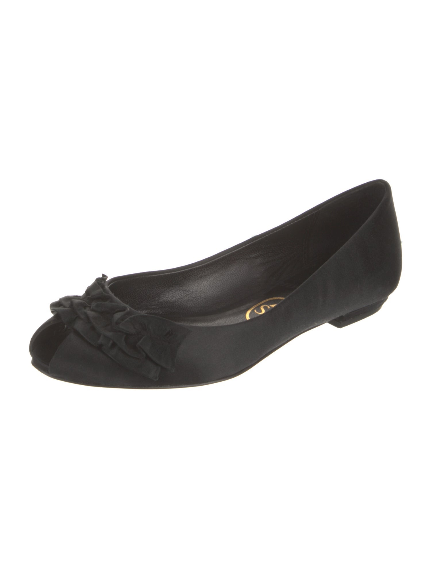 Ash Ruffle Embellishment Flats