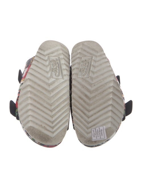 Ash Leather Printed Slides