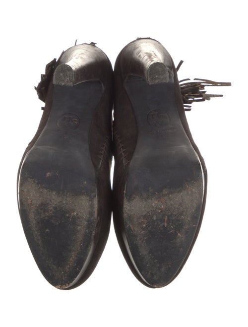 Ash Suede Whipstitch Trim Boots