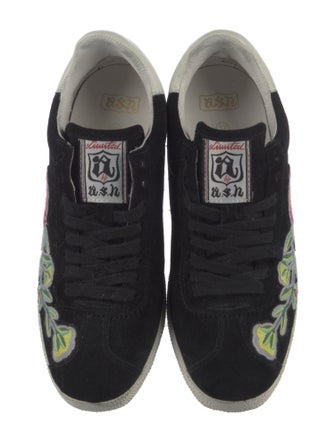 Ash Suede Floral Print Sneakers