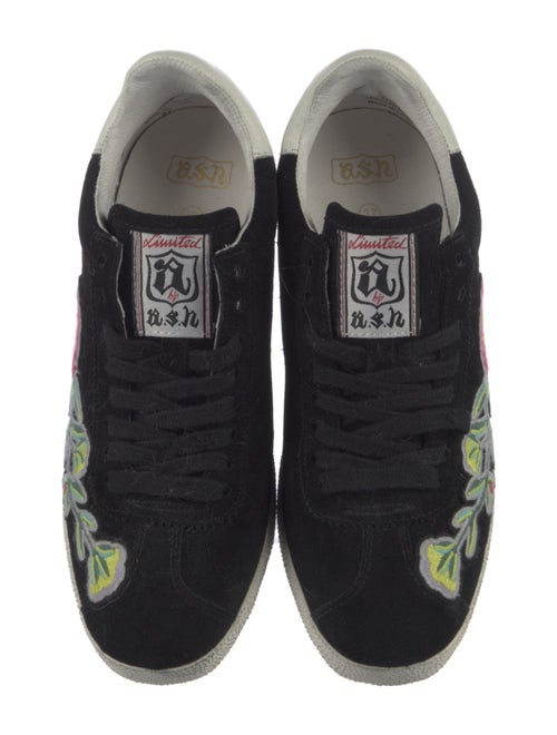 Ash Suede Floral Print Sneakers