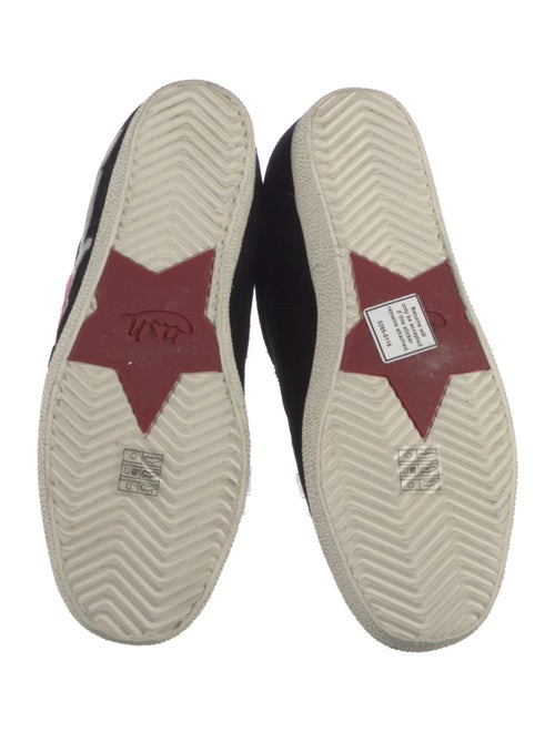 Ash Suede Floral Print Sneakers