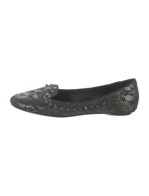 Ash Printed Studded Accents Loafers