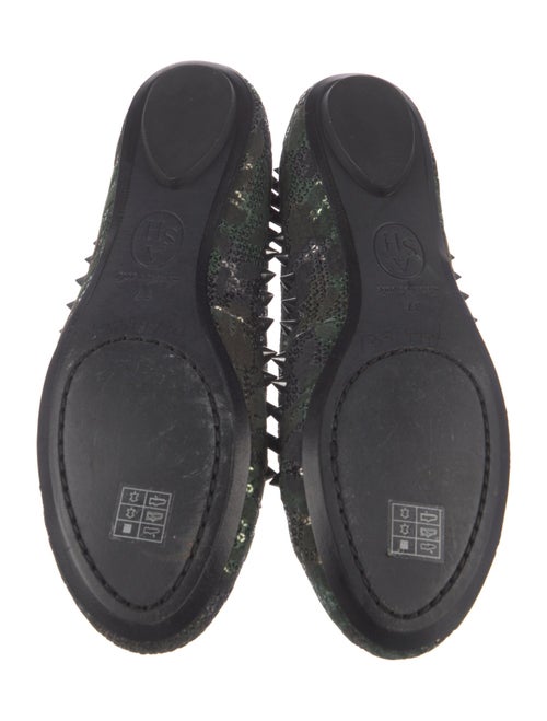 Ash Printed Studded Accents Loafers