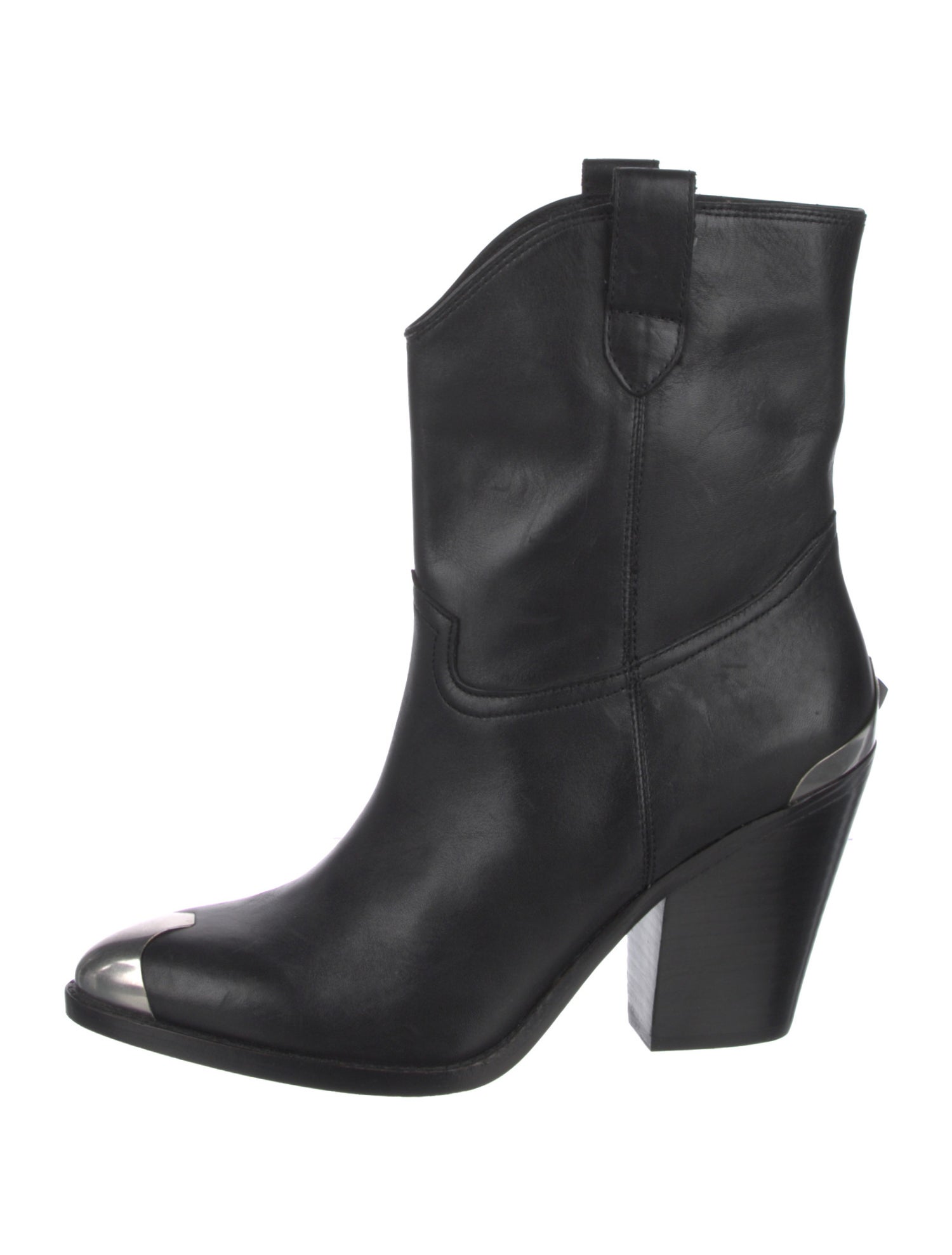 Ash Leather Western Boots