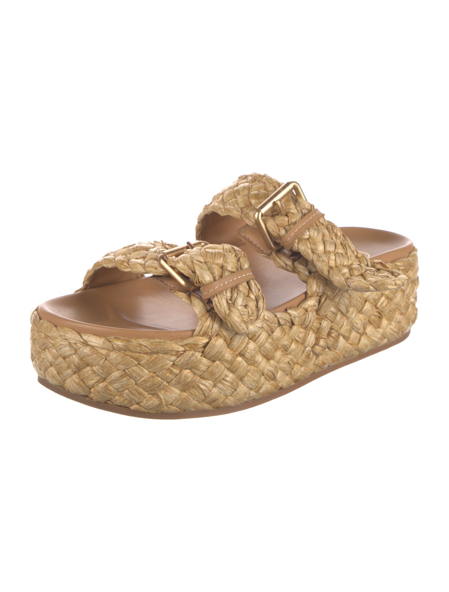 Ash Straw Espadrilles